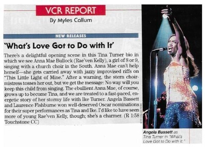Bassett, Angela / What's Love Got to Do with It / 1994