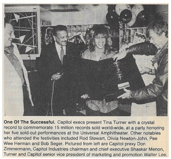 Turner, Tina / One of the Successful / 1985