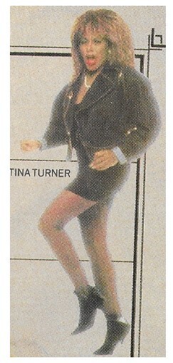 Turner, Tina / On Stage - Black Jacket and Skirt / 1986