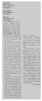 UFO / Sun Dial - Overspill - Reflector / 1993