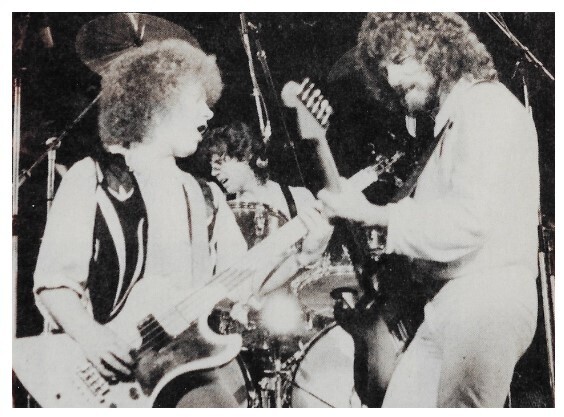 Sweet / On Stage - Steve Priest at Left / 1979