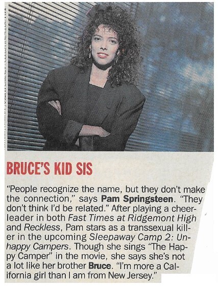 Springsteen, Pam / Bruce's Kid Sis / 1988