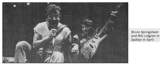 Springsteen, Bruce / Sydney, Australia / with Nils Lofgren / 1985