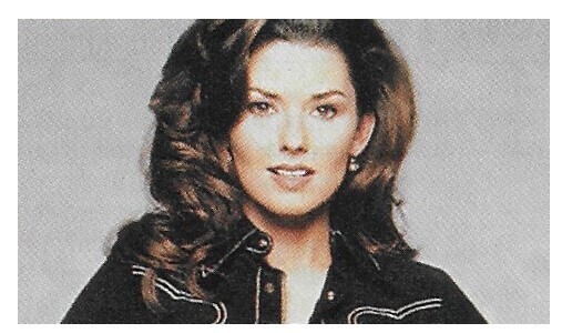 Twain, Shania / Black Outfit-White Trim / 1995