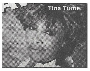 Turner, Tina / Closeup-Name at Top Right / 1993