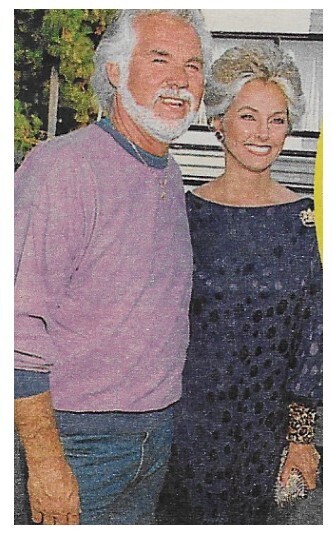 Rogers, Kenny / Kenny with Marianne-Kenny in Purple Shirt / 1990s