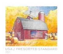 United States / 2022 | Barn In Autumn | Presorted Standard