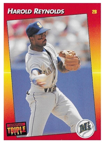 Reynolds, Harold / 1992 Seattle Mariners | Triple Play #203