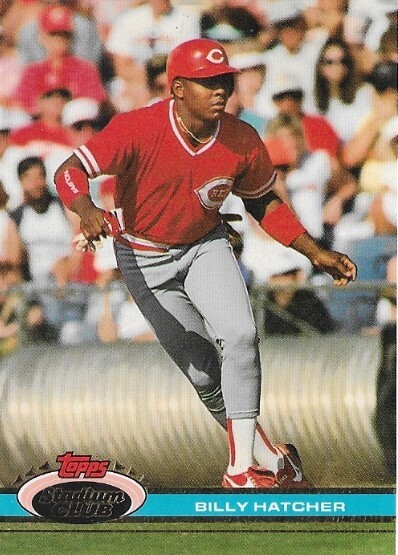 Hatcher, Billy / 1991 Cincinnati Reds | Stadium Club #371