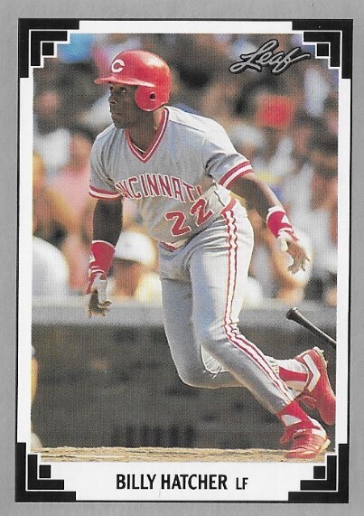 Hatcher, Billy / 1991 Cincinnati Reds | Leaf #205