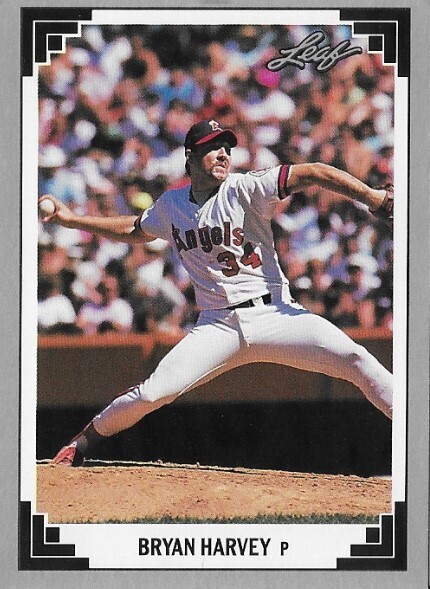 Harvey, Bryan / 1991 California Angels | Leaf #213