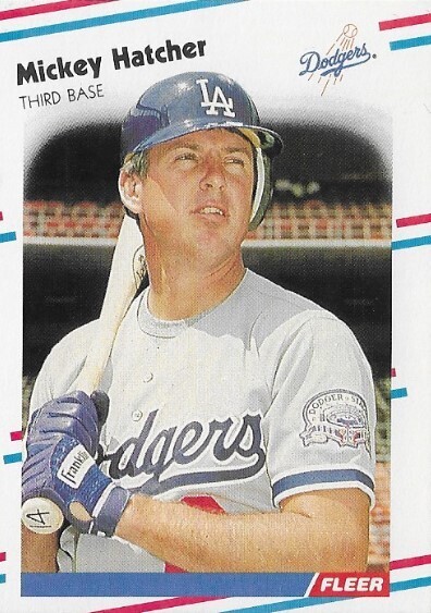 Hatcher, Mickey / 1988 Los Angeles Dodgers | Fleer #516
