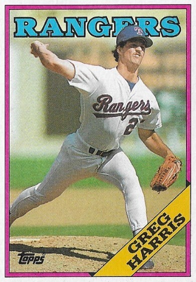 Harris, Greg / 1988 Texas Rangers | Topps #369