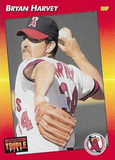 Harvey, Bryan / 1992 California Angels | Triple Play #37