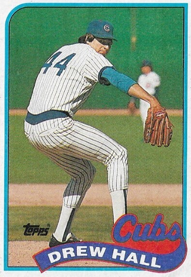Hall, Drew / 1989 Chicago Cubs | Topps #593