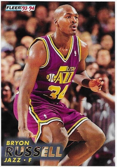 Russell, Bryon / 1993-94 Utah Jazz | Fleer #389