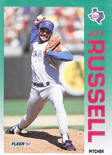 Russell, Jeff / 1992 Texas Rangers | Fleer #319