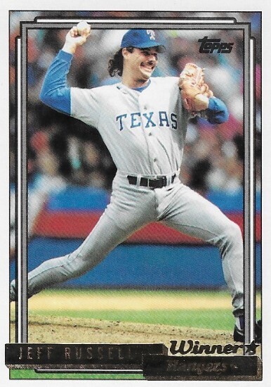 Russell, Jeff / 1992 Texas Rangers | Topps #257