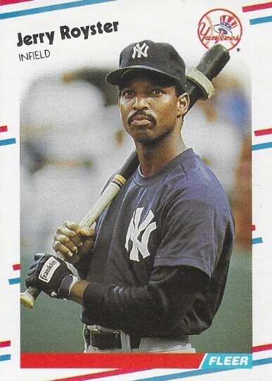 Royster, Jerry / 1988 New York Yankees | Fleer #221