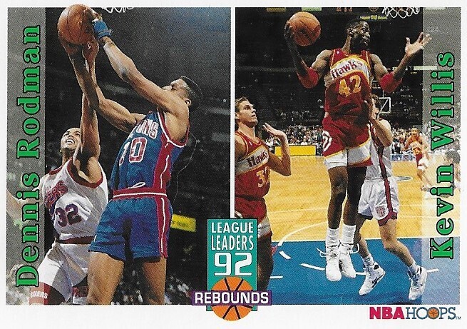 Rodman, Dennis / 1992-93 Detroit Pistons | Hoops #325 | with Kevin Willis