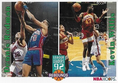 Rodman, Dennis / 1992-93 Detroit Pistons | Hoops #325 | with Kevin Willis