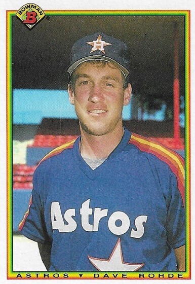 Rohde, Dave / 1990 Houston Astros | Bowman #75