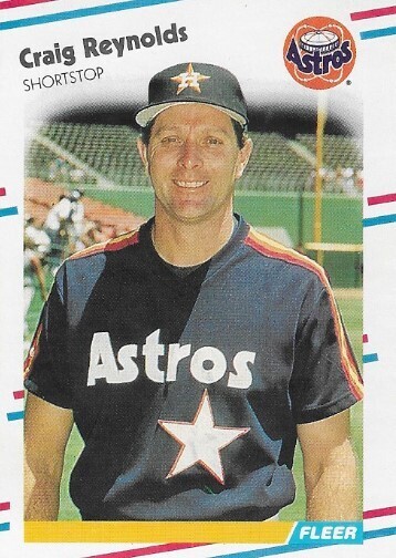 Reynolds, Craig / 1988 Houston Astros | Fleer #454