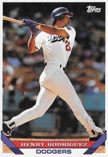 Rodriguez, Henry / 1993 Los Angeles Dodgers | Topps #284