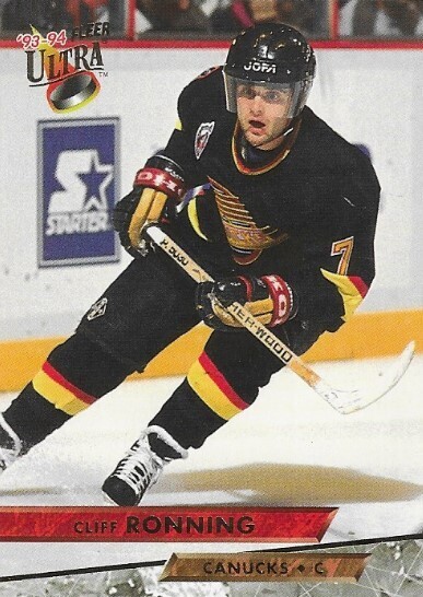 Ronning, Cliff / 1993-94 Vancouver Canucks | Ultra #119