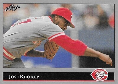 Rijo, Jose / 1992 Cincinnati Reds | Leaf #139