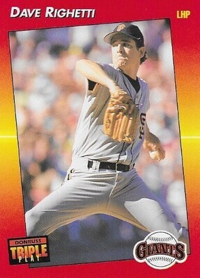Righetti, Dave / 1992 San Francisco Giants | Triple Play #23