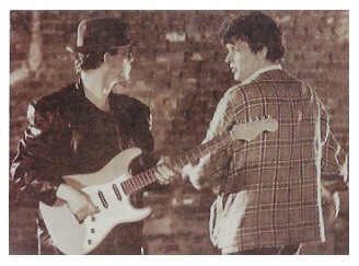 Reed, Lou / On Stage with Robbie Robertson / 1986