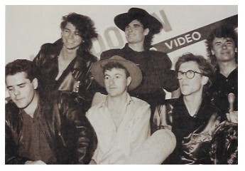 INXS / Group Photo, at the Countdown Awards in Sydney / 1985