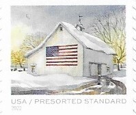 United States / 2022 | Barn In Winter | Presorted Standard