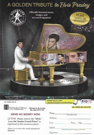 Presley, Elvis / Love Me Tender Grand Piano / 2023
