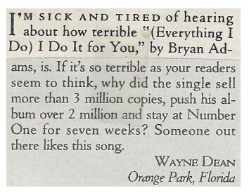 Adams, Bryan / If It's So Terrible / 1992