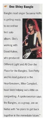 Bangles / One Shiny Bangle / 1990