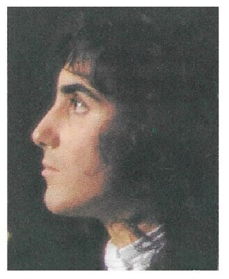 Angel / Frank DiMino-Closeup-Profile-Black Background / 1978
