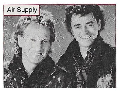 Air Supply / Christmas Album Era - Name in Corner / 1987