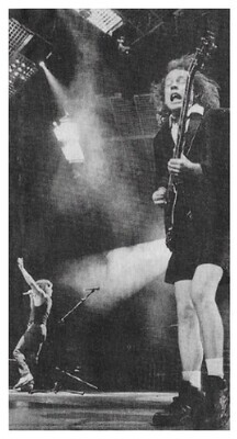 Ac/Dc / Angus Young and Brian Johnson On Stage / 1990