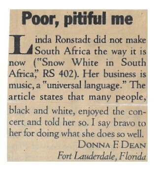 Ronstadt, Linda / Poor, Pitiful Me / 1983
