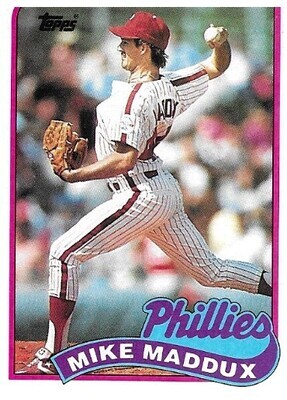 Maddux, Mike / 1989 Philadelphia Phillies / Topps #39