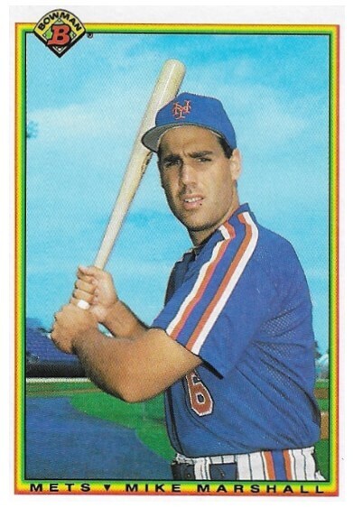 Marshall, Mike / 1990 New York Mets / Bowman #132