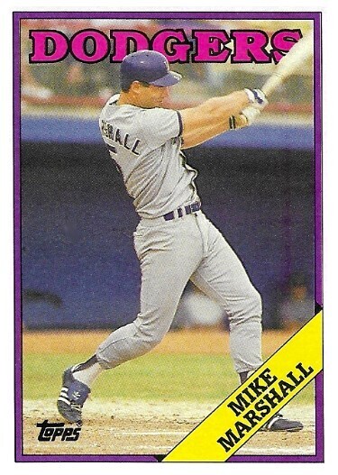 Marshall, Mike / 1988 Los Angeles Dodgers / Topps #249