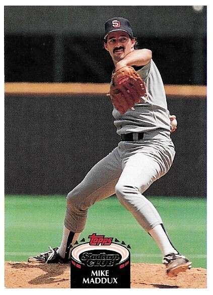 Maddux, Mike / 1992 San Diego Padres / Stadium Club #26