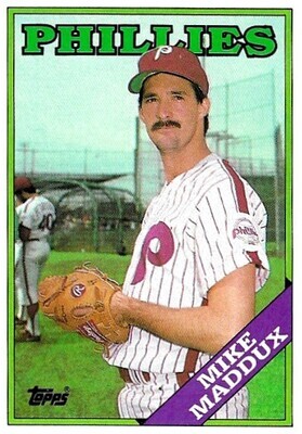 Maddux, Mike / 1988 Philadelphia Phillies / Topps #756