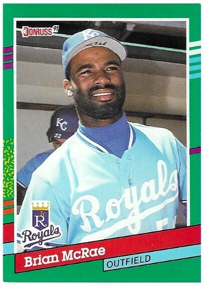 McRae, Brian / 1991 Kansas City Royals / Donruss #575