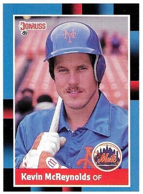 McReynolds, Kevin / 1988 New York Mets / Donruss #617