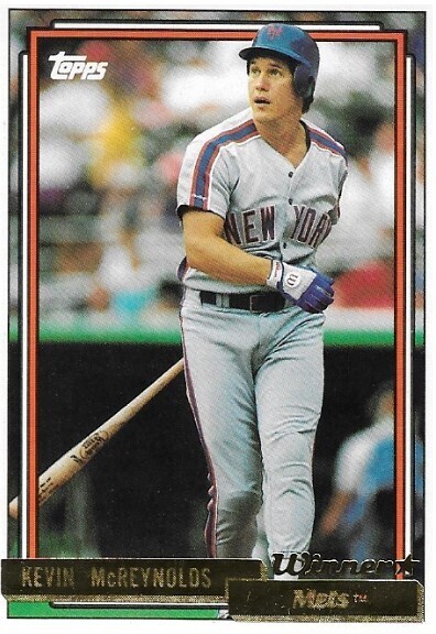 McReynolds, Kevin / 1992 New York Mets / Topps #625