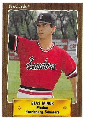 Minor, Blas / 1990 Harrisburg Senators / CMC #738